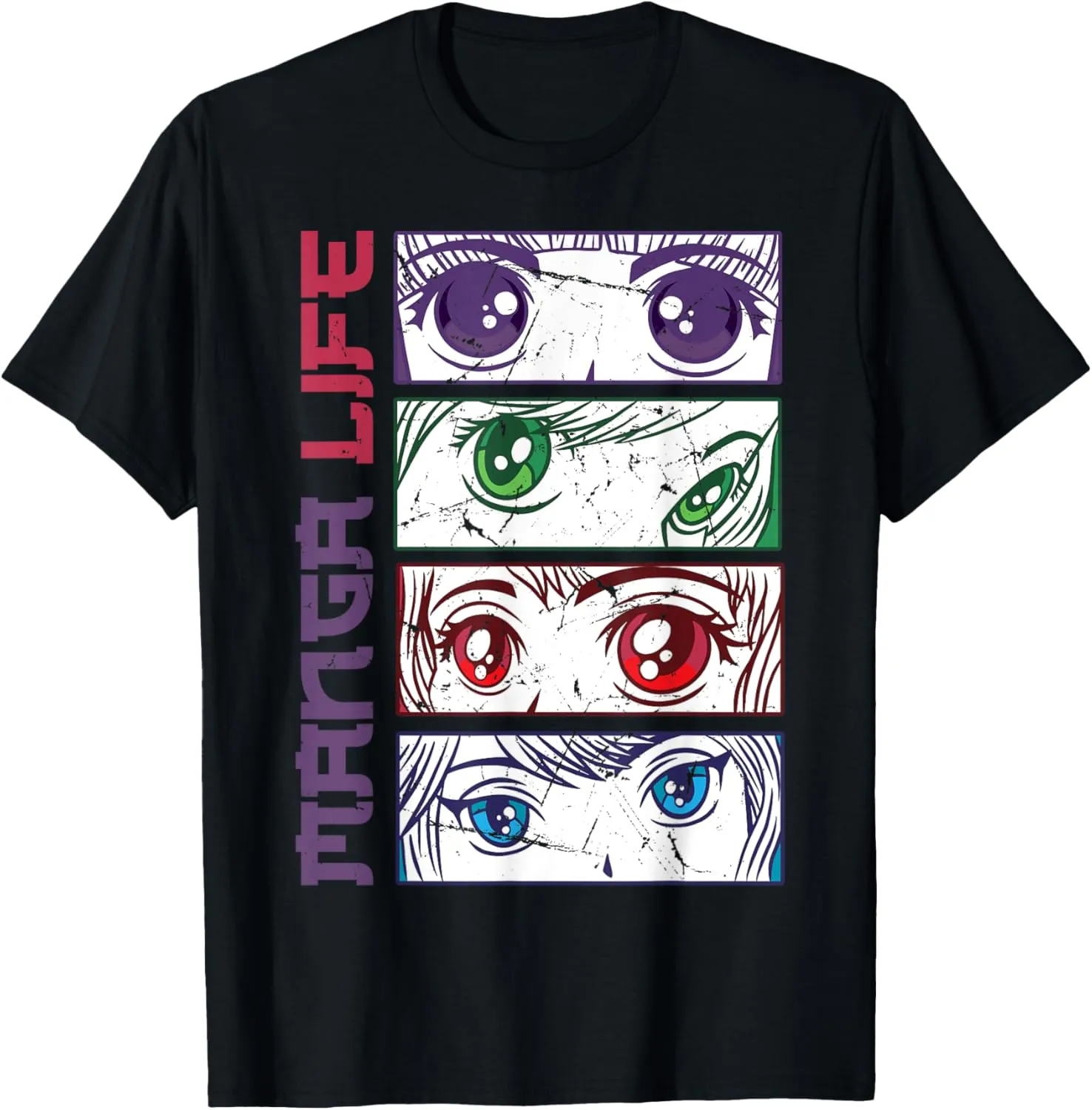 Anime Girl Eyes - Japan Culture Art - Japanese Aesthetic T-Shirt