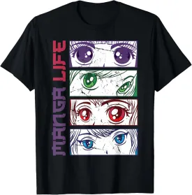 Anime Girl Eyes - Japan Culture Art - Japanese Aesthetic T-Shirt