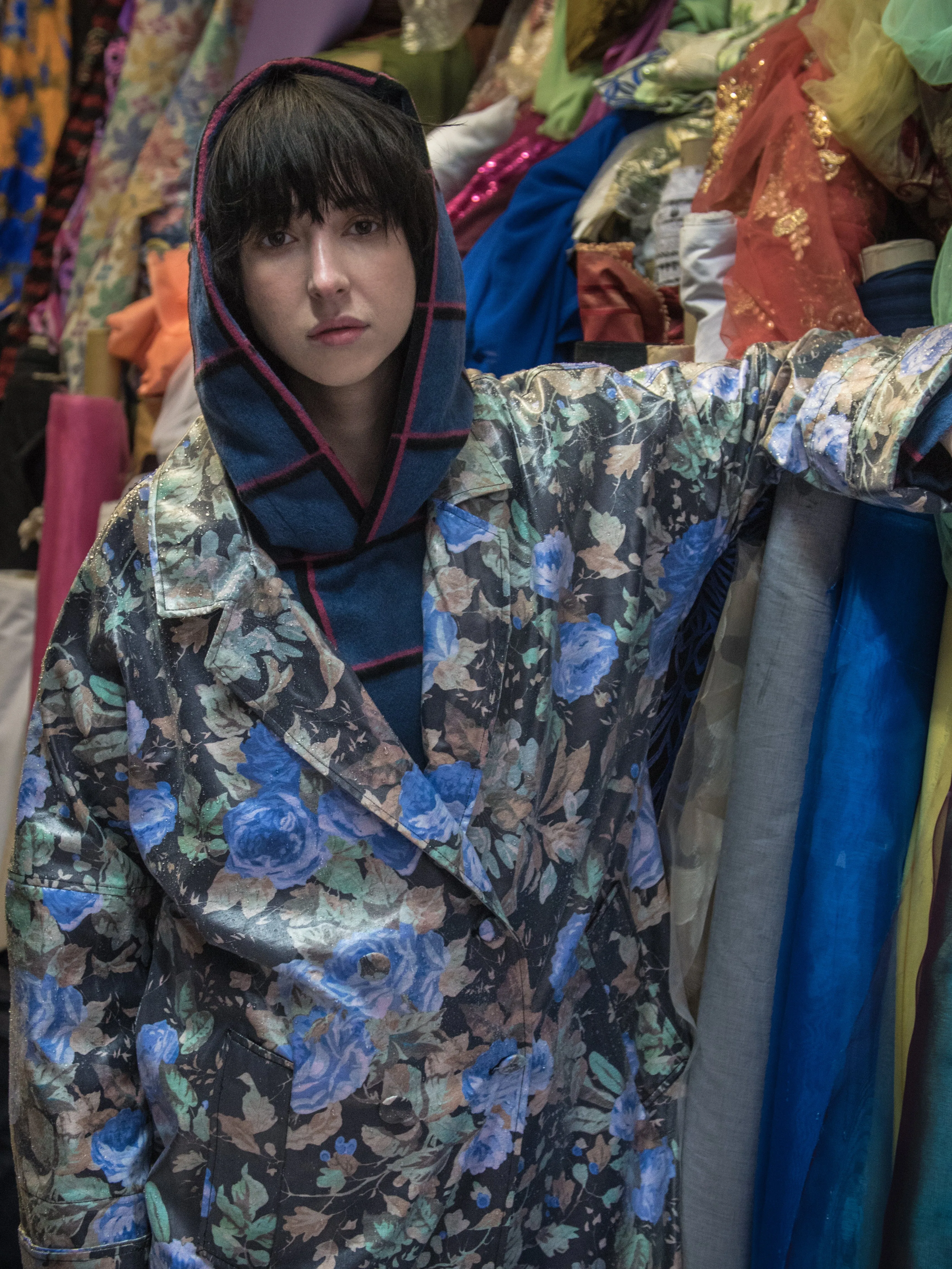 Bingo Blue Trench Raincoat