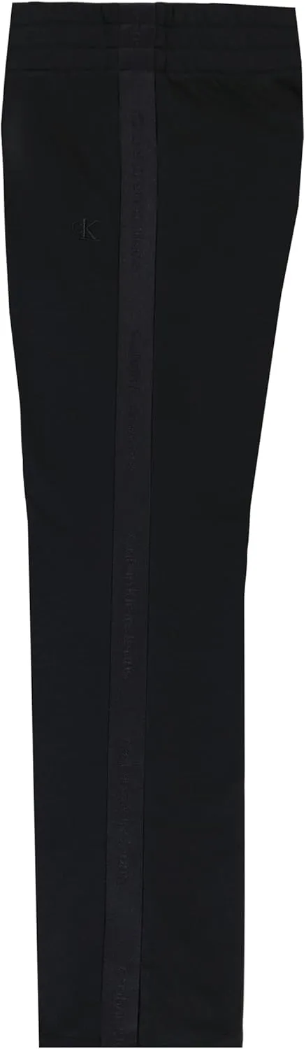 Calvin Klein Girls' Soft Fleece Logo Sweatpants, Comfortable Fit and Elastic Waistband