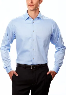 Calvin Klein Men's Dress Shirt Regular Fit Non Iron Stretch Solid