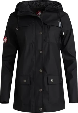 CANADA WEATHER GEAR Womens Rain Jacket - Weather Resistant Lightweight Trench Coat with Adjustable Hood (Sizes: S-XXL)