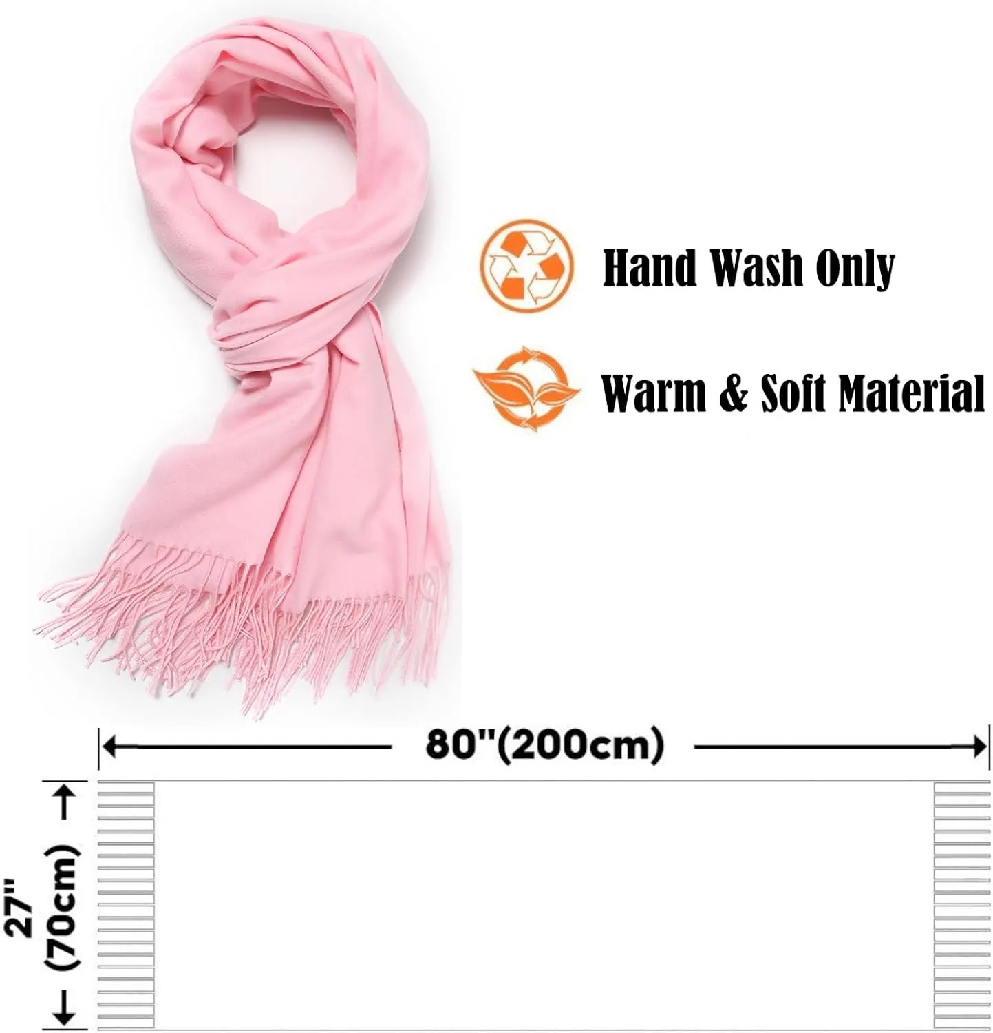 Cindy & Wendy Women's Pashmina Shawl Wrap for Evening Dress Bridesmaid Wedding Bridal Winter Warm Large Soft scarf