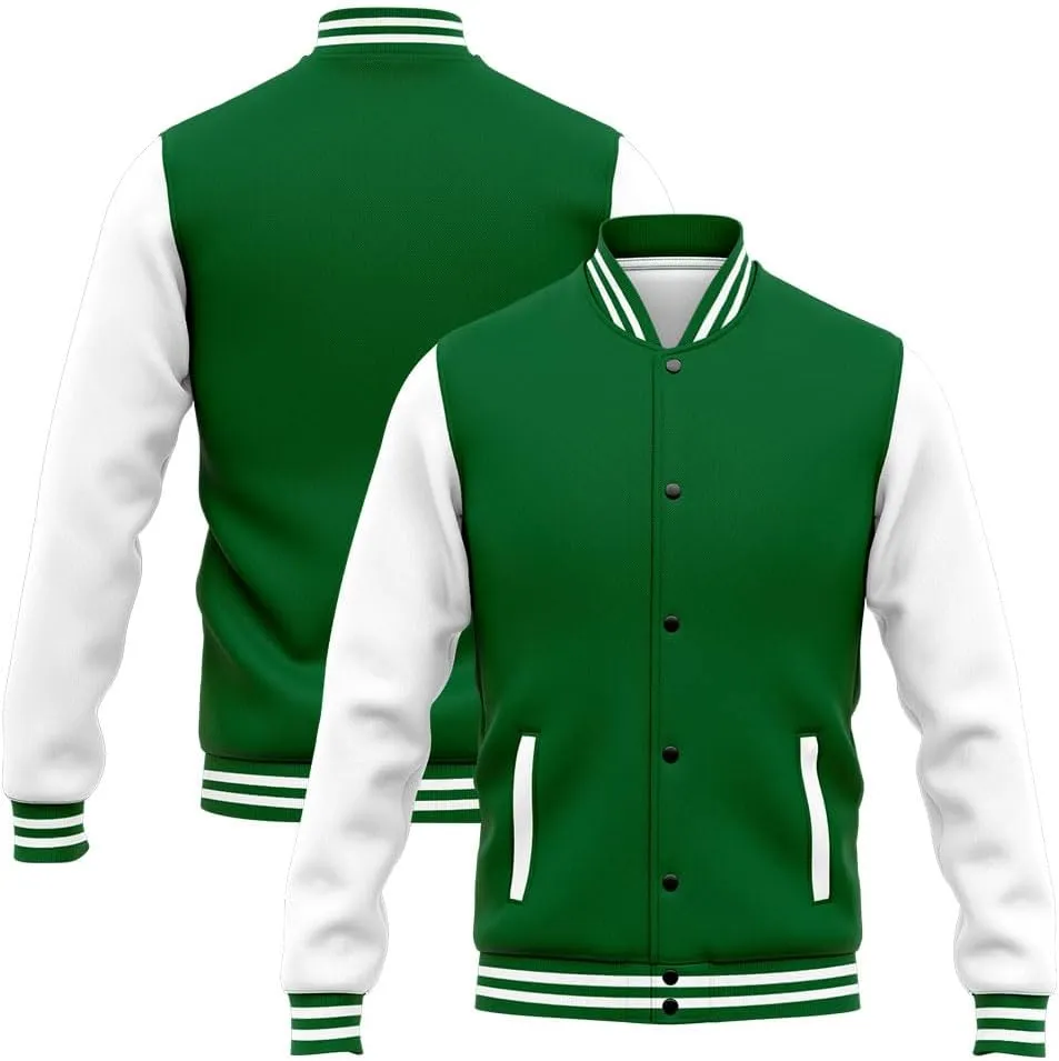 Custom Varsity Jacket for Men Women and Youth with Personalized Letterman Jacket Printed Name, Number and Logo