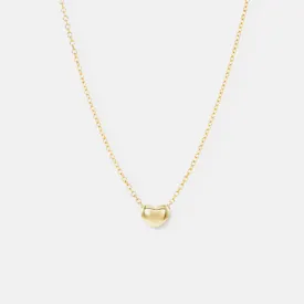 Dainty Puff Heart Necklace