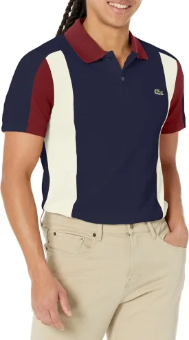 Lacoste Men's Short Sleeve Tri-Color Polo Shirt