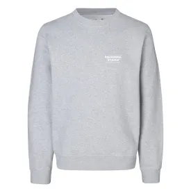 PAS NORMAL STUDIOS Off Race Small Logo Sweatshirt - Grey