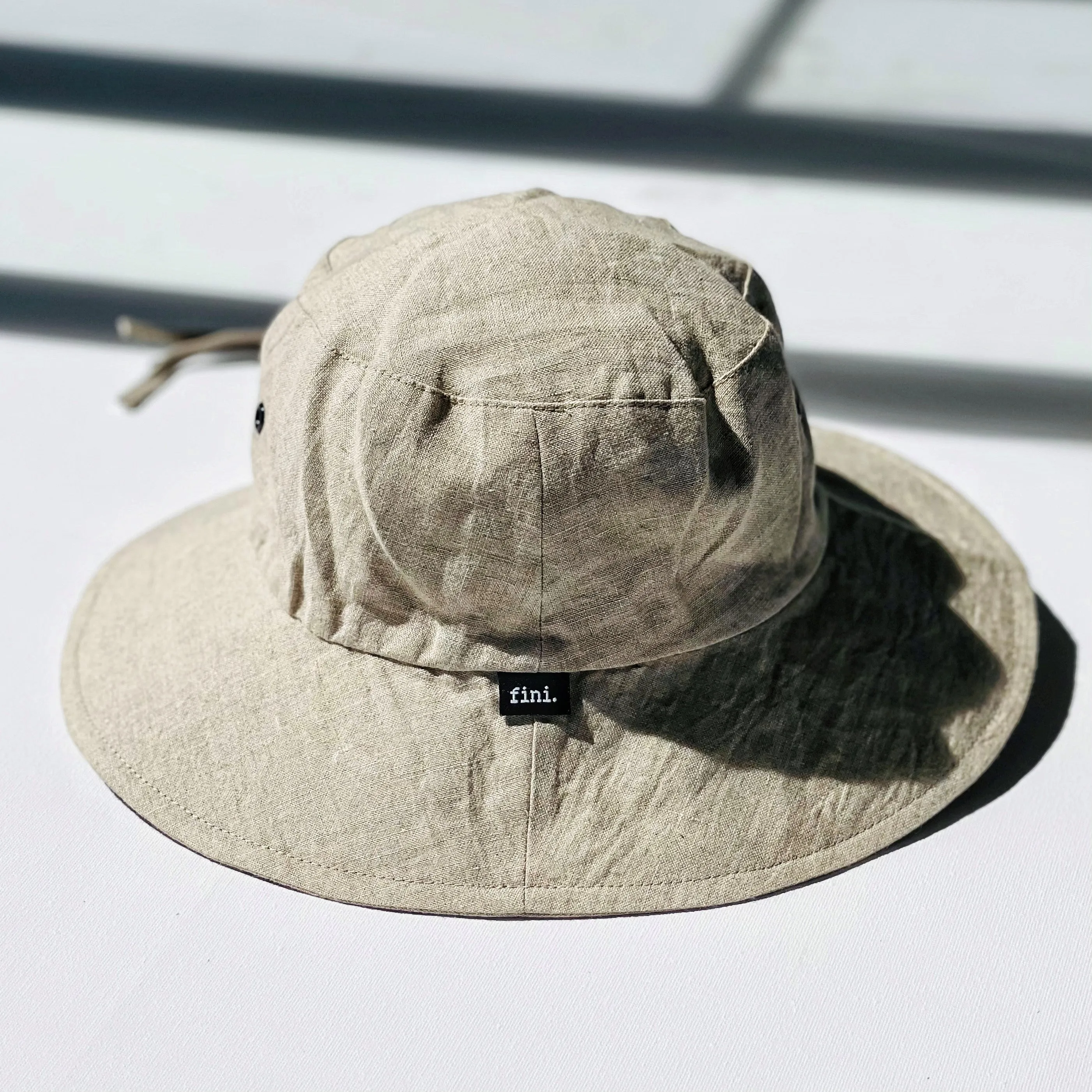 relaxed bucket hat | linen