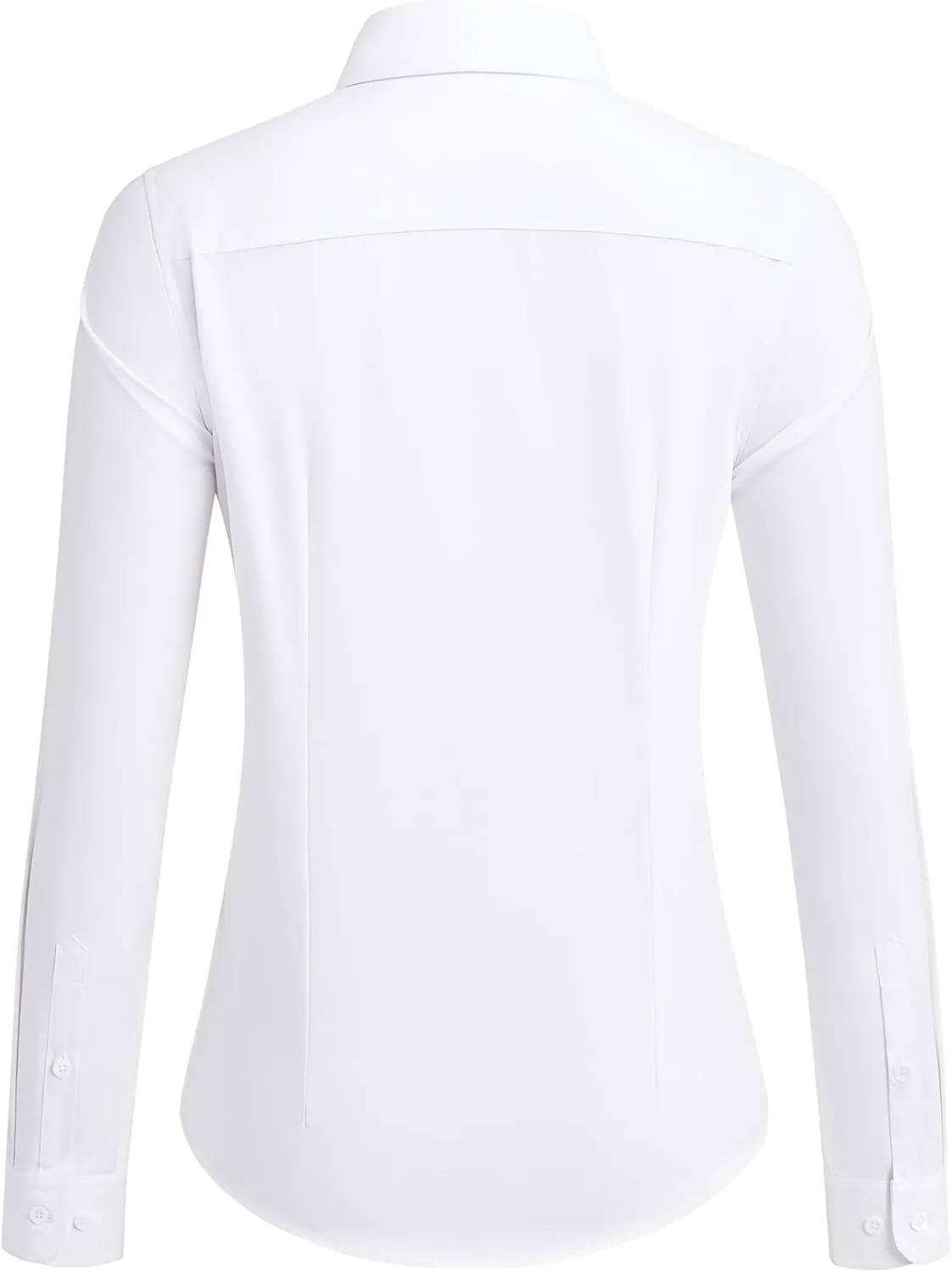 siliteelon Button Down Shirts for Women Dress Shirts Cotton Long Sleeve Shirts for Women Wrinkle Free Stretch Work Blouse